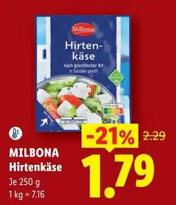 Lidl Milbona Hirtenkäse Angebot
