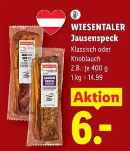 Lidl Wiesentaler Jausenspeck Angebot