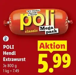 Lidl Poli Hendl Extrawurst Angebot