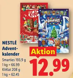 Lidl Nestlé Adventkalender Angebot