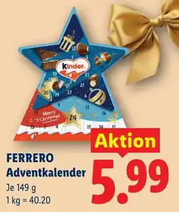 Lidl Ferrero Adventkalender Angebot