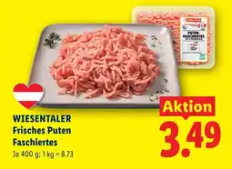 Lidl Wiesentaler Frisches Puten Faschiertes Angebot