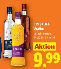 Lidl ERISTOFF Vodka Angebot