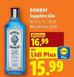 Lidl Bombay Sapphire Gin Angebot