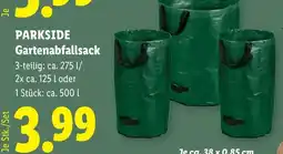 Lidl Parkside Gartenabfallsack Angebot