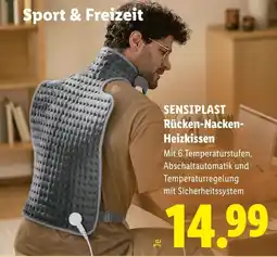 Lidl SENSIPLAST Rücken-Nacken-Heizkissen Angebot