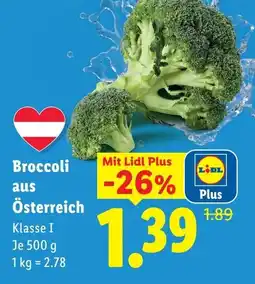 Lidl Broccoli aus Österreich Angebot