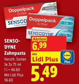 Lidl Sensodyne Zahnpasta Angebot