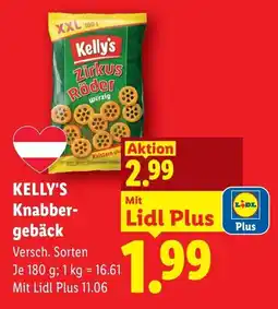 Lidl Kelly's Knabbergergebäck Angebot