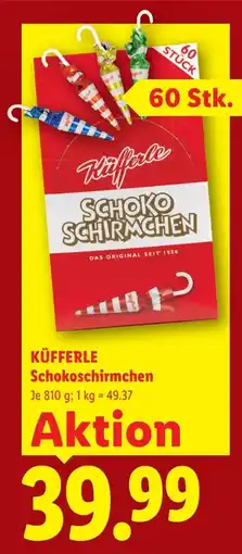 Lidl Küfferle Schokoschirmchen Angebot