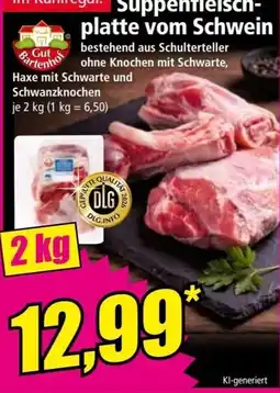 Norma Gut Bartenhof Suppenfleischplatte vom Schwein Angebot