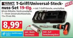 Norma Kraft Werkzeuge T-Griff/Universal-Stecknuss-Set Angebot