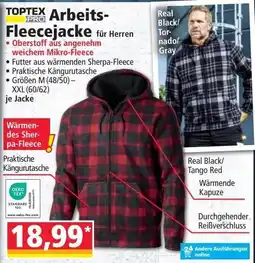 Norma TopTex Pro Arbeits-Fleecejacke für Herren Angebot