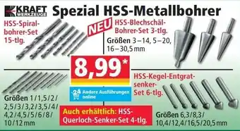 Kraft Werkzeuge Spezial HSS-Metallbohrer