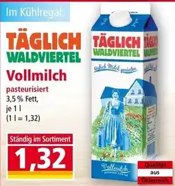 Norma Täglich Waldviertel Vollmilch Angebot