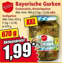 Norma Bayerische Gurken Angebot