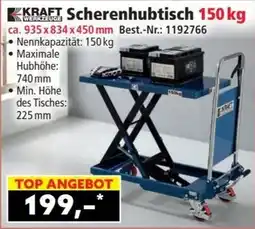 Norma KRAFT Scherenhubtisch Angebot