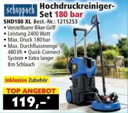 Norma Scheppach Hochdruckreiniger-Set 180 bar Angebot