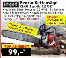 Norma Scheppach Benzin-Kettensäge CSH56 Angebot
