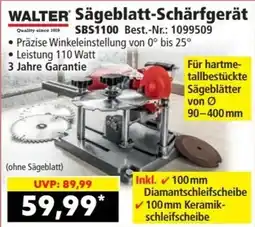 Norma WALTER Sägeblatt-Schärfgerät Angebot