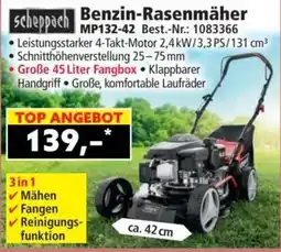 Norma Scheppach Benzins-Rasenmäher MP132-42 Angebot