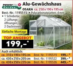 Norma Alu-Gewächshaus OSAKA Angebot