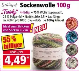 Norma Somerset Sockenwolle "Twirly" Angebot