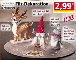 Norma bella casa Filz-Dekoration Angebot