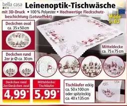 Norma bella casa Leinenoptik-Tischwäsche Angebot