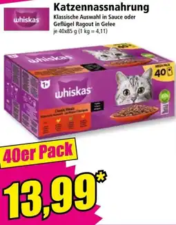 Norma whiskas Katzen Nassnahrung Angebot