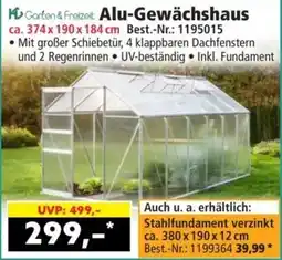 Norma Alu-Gewächshaus Angebot