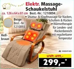 Norma Elektr. Massage-Schaukelstuhl Angebot