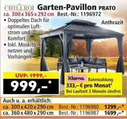 Norma Garten-Pavillon PRATO Angebot