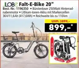 Norma LOBE Falt-E-Bike 20" Angebot