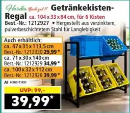Norma Getränkekisten-Regal Angebot