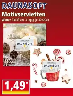Norma Daunasoft Motivservietten Angebot