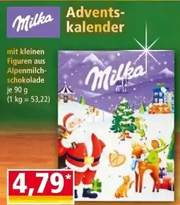 Norma Milka Adventskalender Angebot