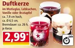 Norma Duftkerze im Motivglas Angebot