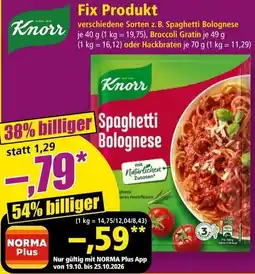 Norma Knorr Fix Produkt Angebot