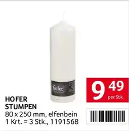 Transgourmet Hofer Stumpen Angebot