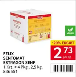 Transgourmet Felix Sentomat Estragon Senf Angebot