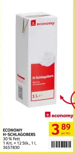 Transgourmet Economy H-Schlagobers Angebot