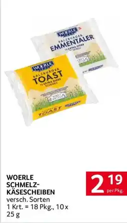 Transgourmet Woerle Schmelz-Käsescheiben Angebot