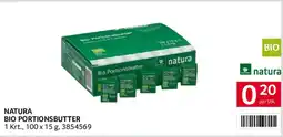 Transgourmet Natura Bio Portionsbutter Angebot