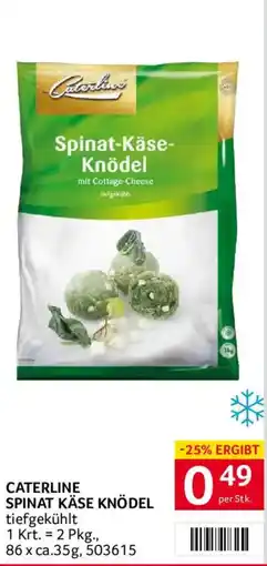 Transgourmet Caterline Spinat Käse Knödel Angebot