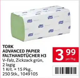 Transgourmet Tork Advanced Papier Falthandtücher H3 Angebot