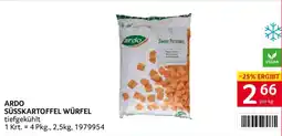 Transgourmet Ardo Süßkartoffel Würfel Angebot