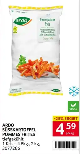 Transgourmet Ardo Süßkartoffel Pommes Frites Angebot