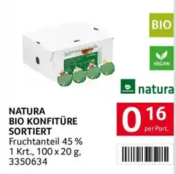 Transgourmet Natura Bio Konfitüre Sortiert Angebot