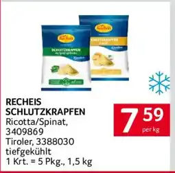 Transgourmet Recheis Schlutzkrapfen Ricotta/Spinat Angebot